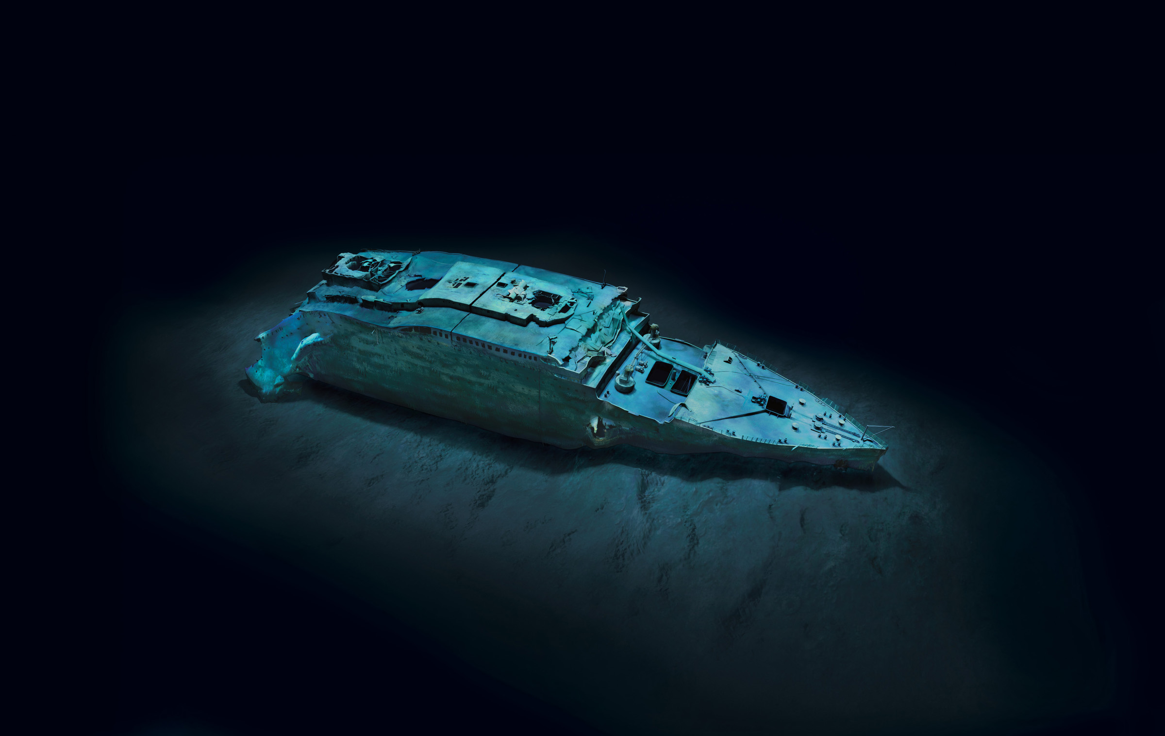 Titanic ship wreck ruin decay movies ocean underwater wallpaper