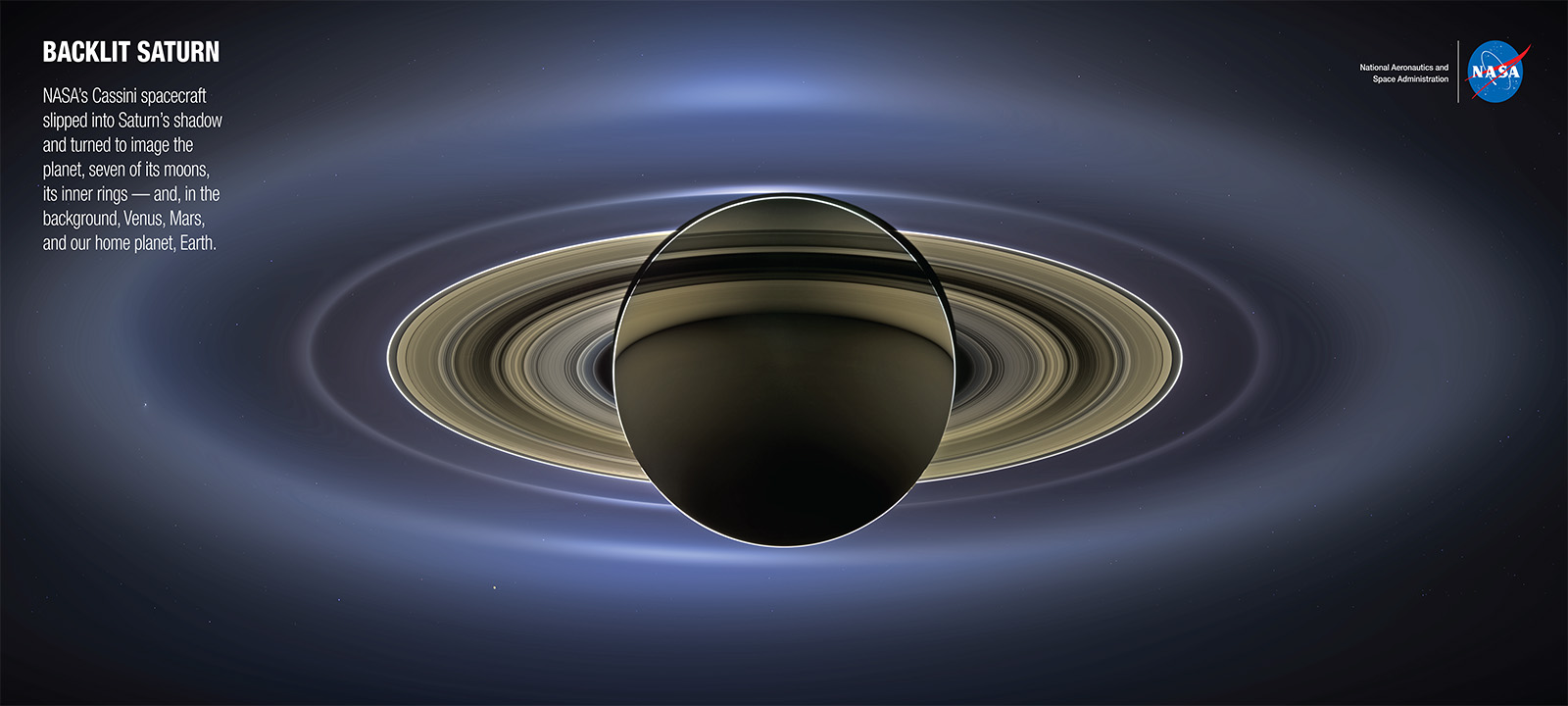 Saturn Backdrop Nasa Solar System Exploration