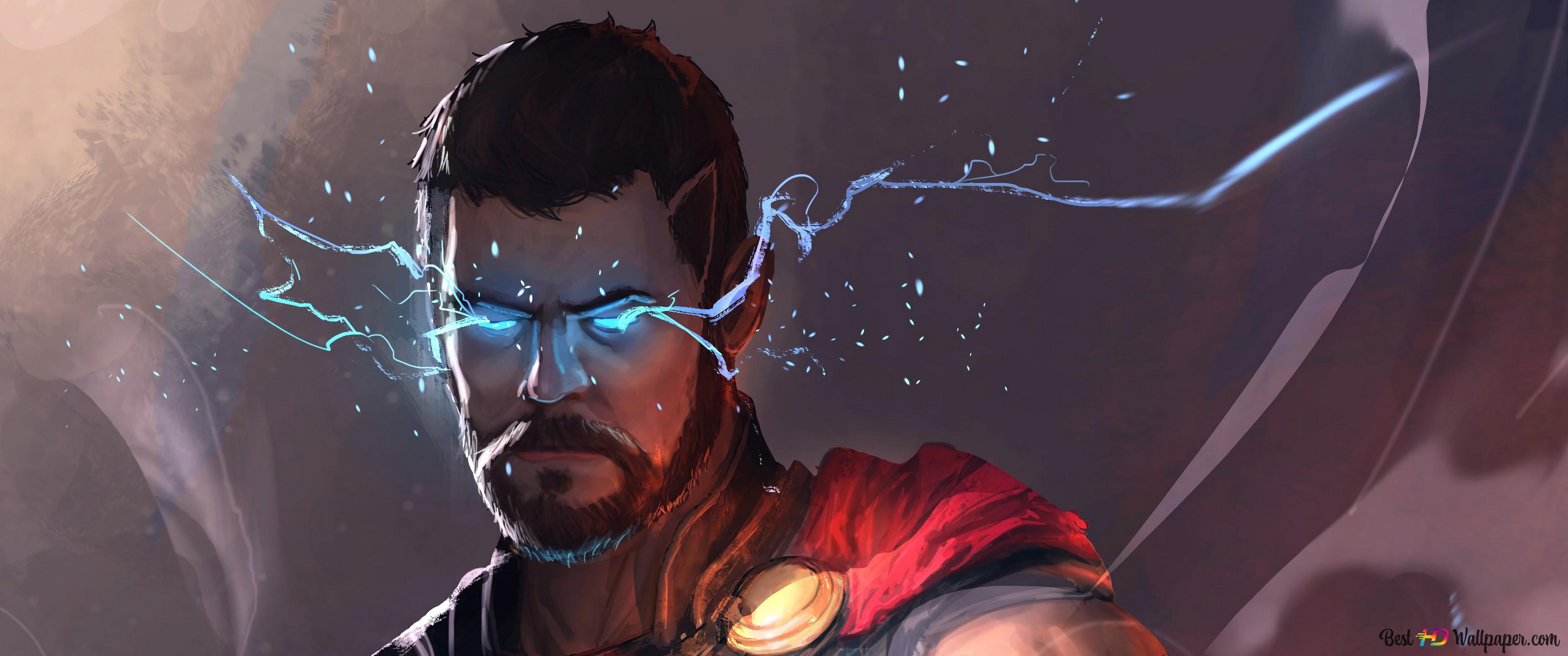 Thor Ragnarok Chris Hemsworth Artwork Wallpaper