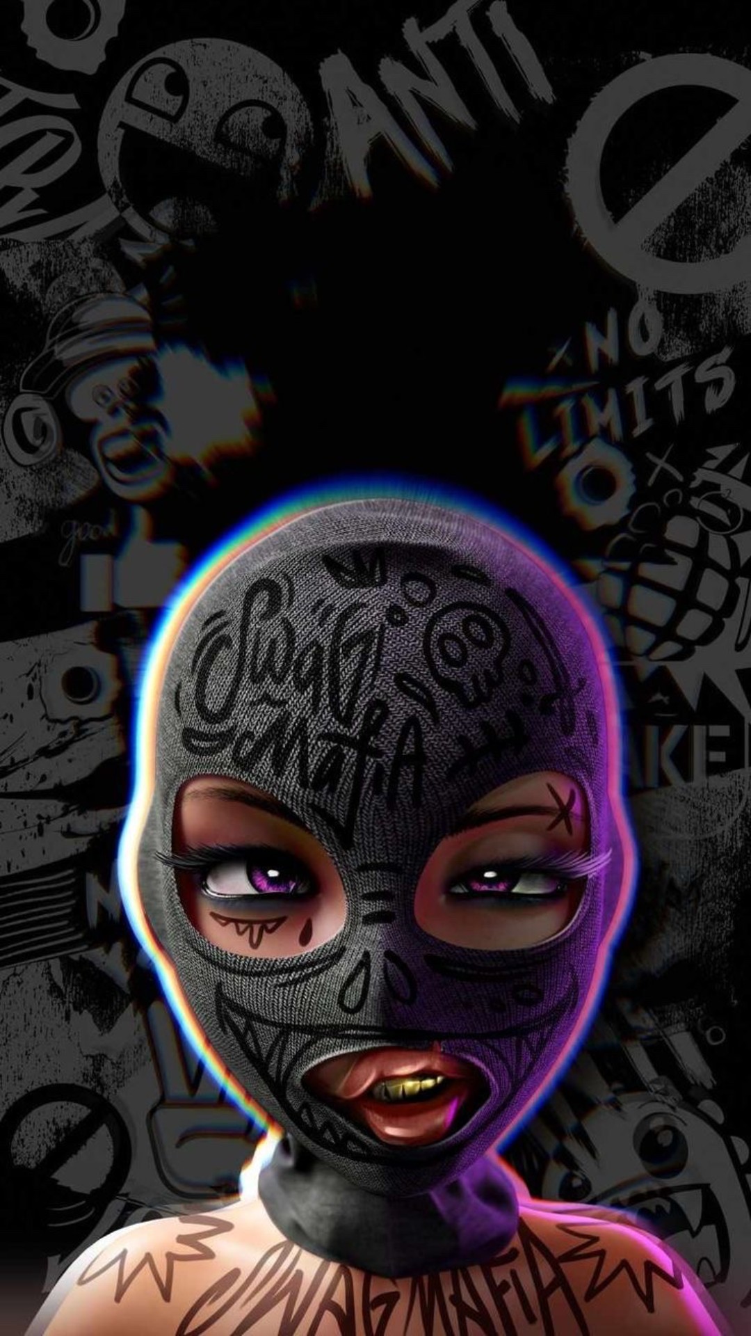 Ski Mask Wallpaper 4k