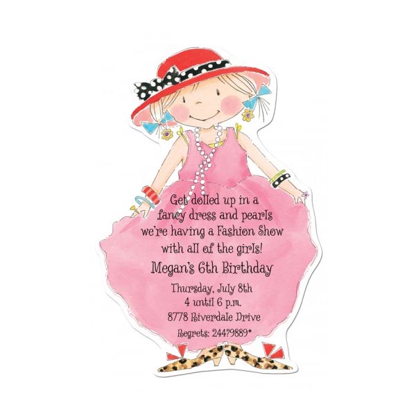 Dress Up Party Invitation Girls Picture