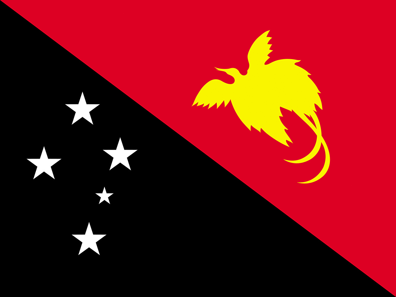 Photo Papua New Guinea Flag