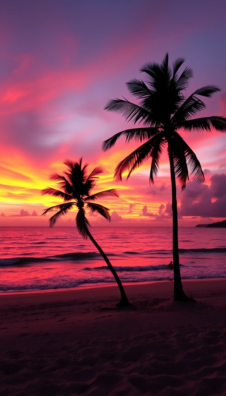 🔥 Download Sunset Beach Wallpaper by @amberlogan | Sunset Beach ...