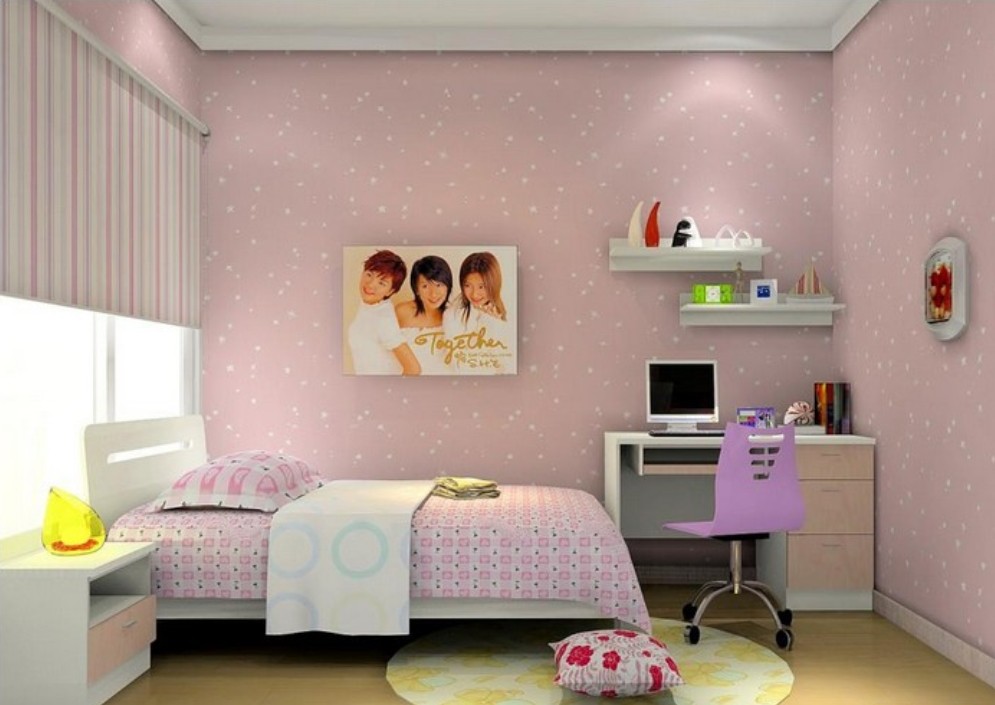 pink room wallpaper picture youth bedroom interior design pink bedroom 995x705