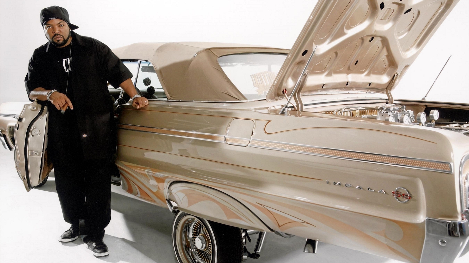 Rap Hip Hop Lowrider Chevrolet Impala Custom F Wallpaper Background