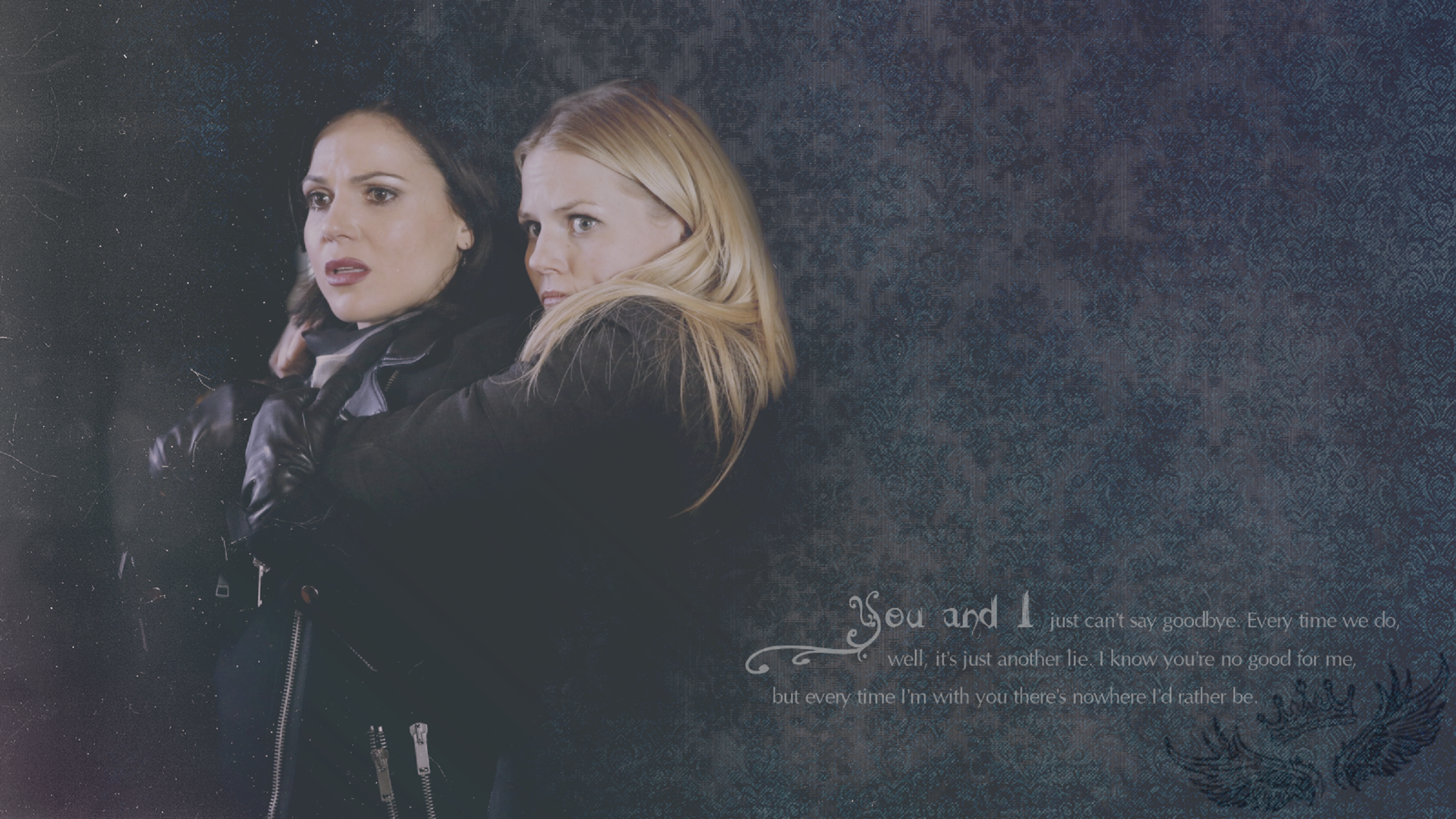 Cisne Queen Regina E Emma Wallpaper