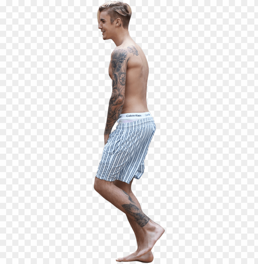 Justin Bieber In Underpants Boy Png Image With Transparent