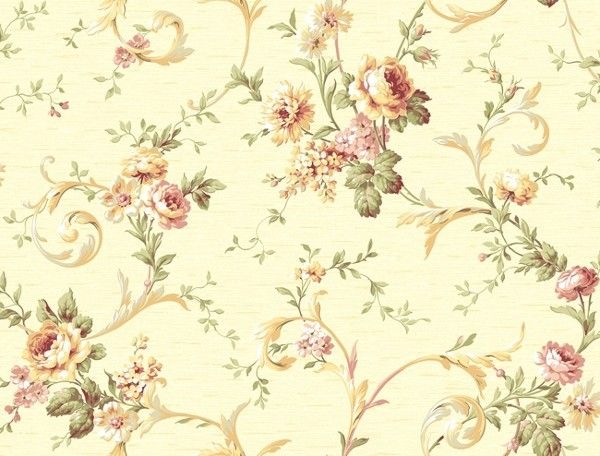 Victorian Feminine Cabbage Rose Wallpaper Cg5641 Double Roll Bolts