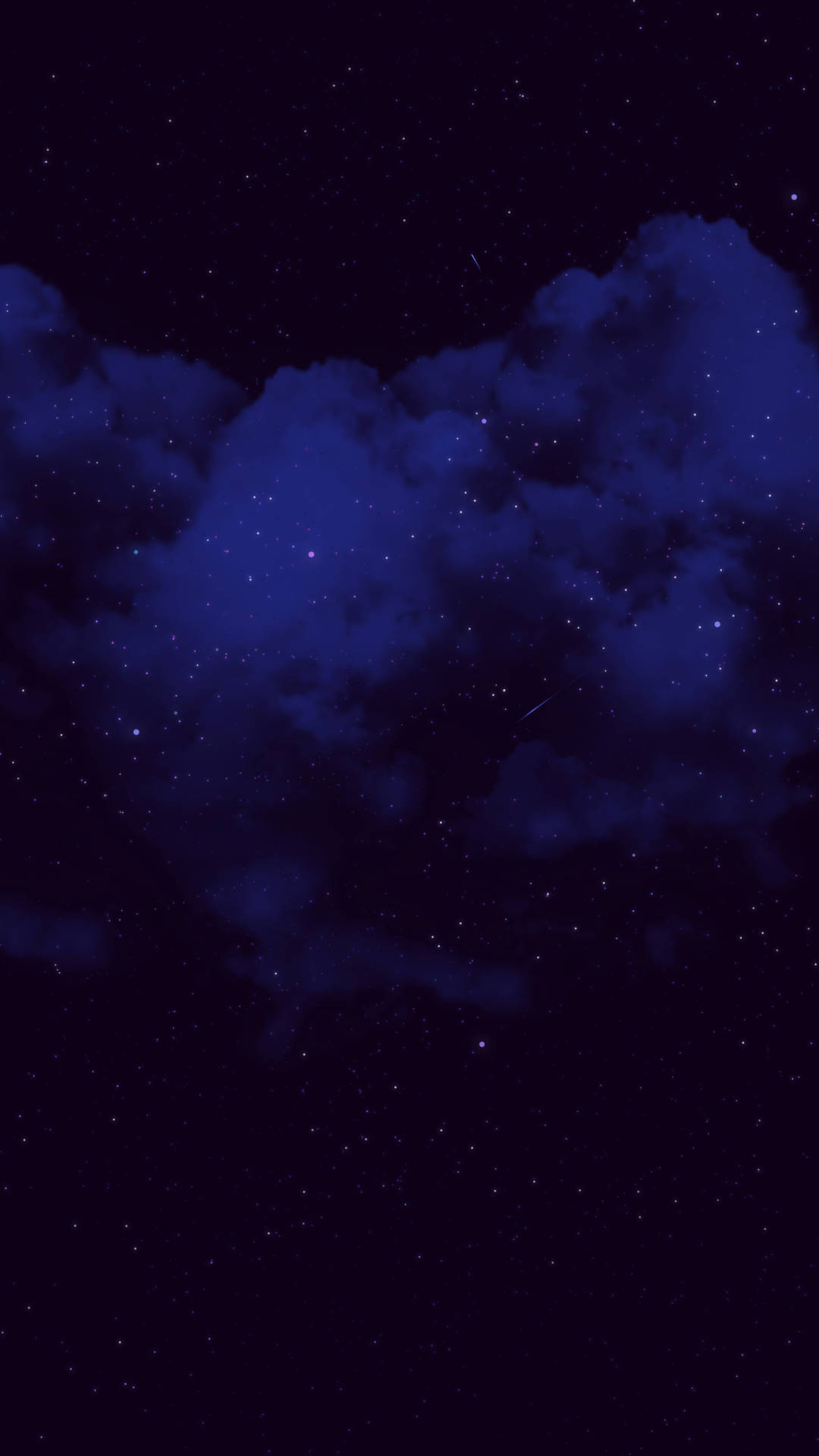 Aesthetic Dark Blue Background Wallpaper