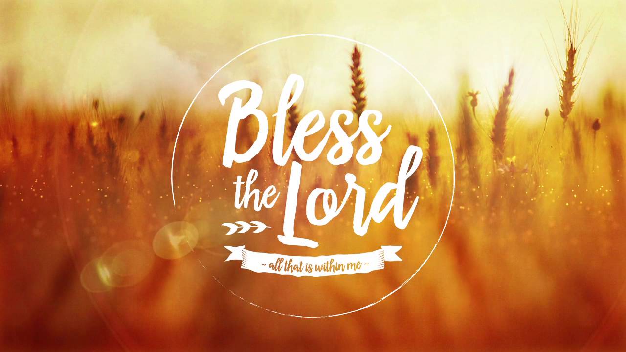 Bless The Lord Title Background Video Loop