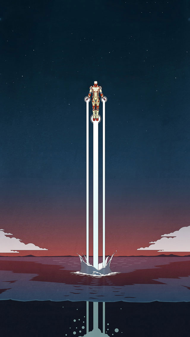 Free download Iron man iPhone Wallpaper [640x1136] for your Desktop
