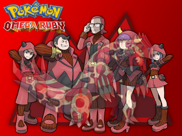 Team Magma Pokemon Omega Ruby Wallpaper By Fakemon123