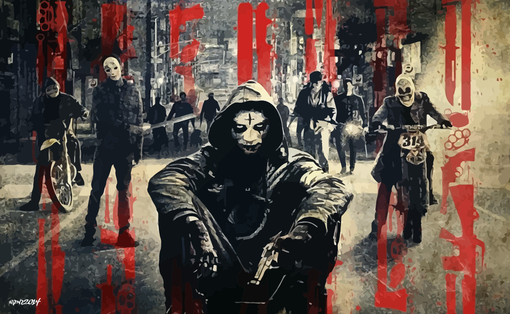 The Purge Anarchy Vector Wallpaper by elclon on
