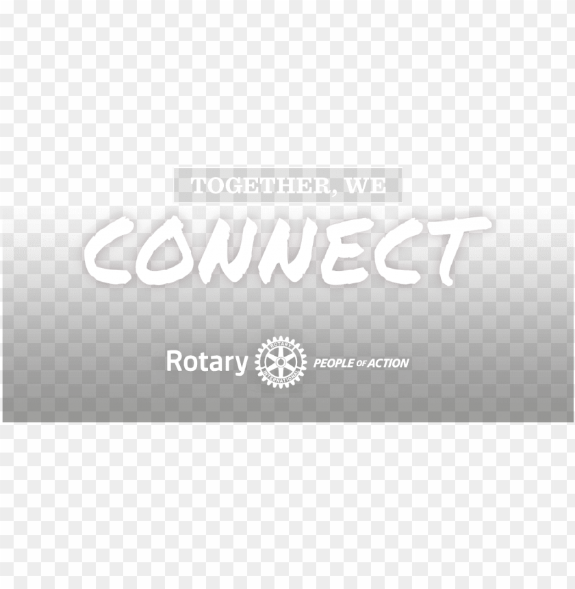 Together We Connect Inspire Logo Rotary Png Image