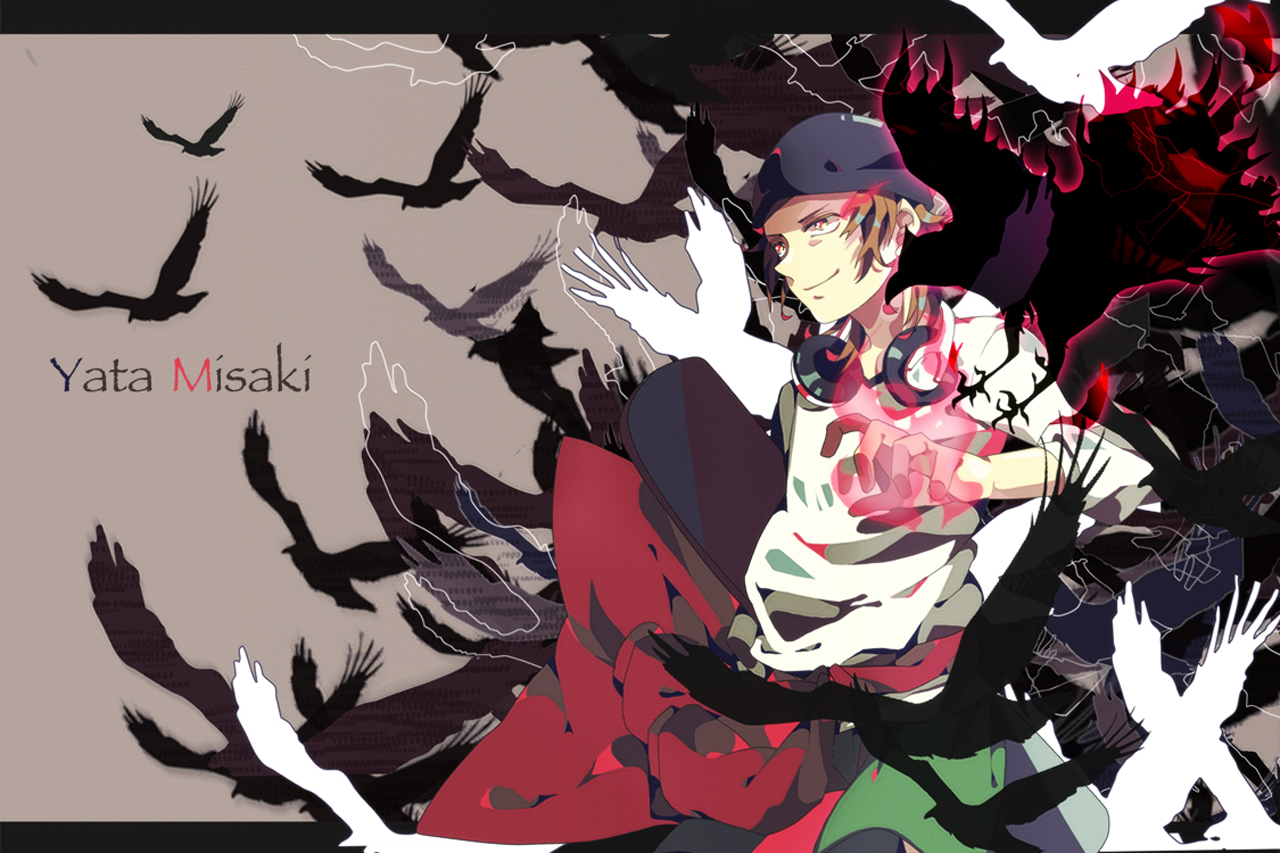 Project Yata Misaki Anime Bird Headset HD Wallpaper