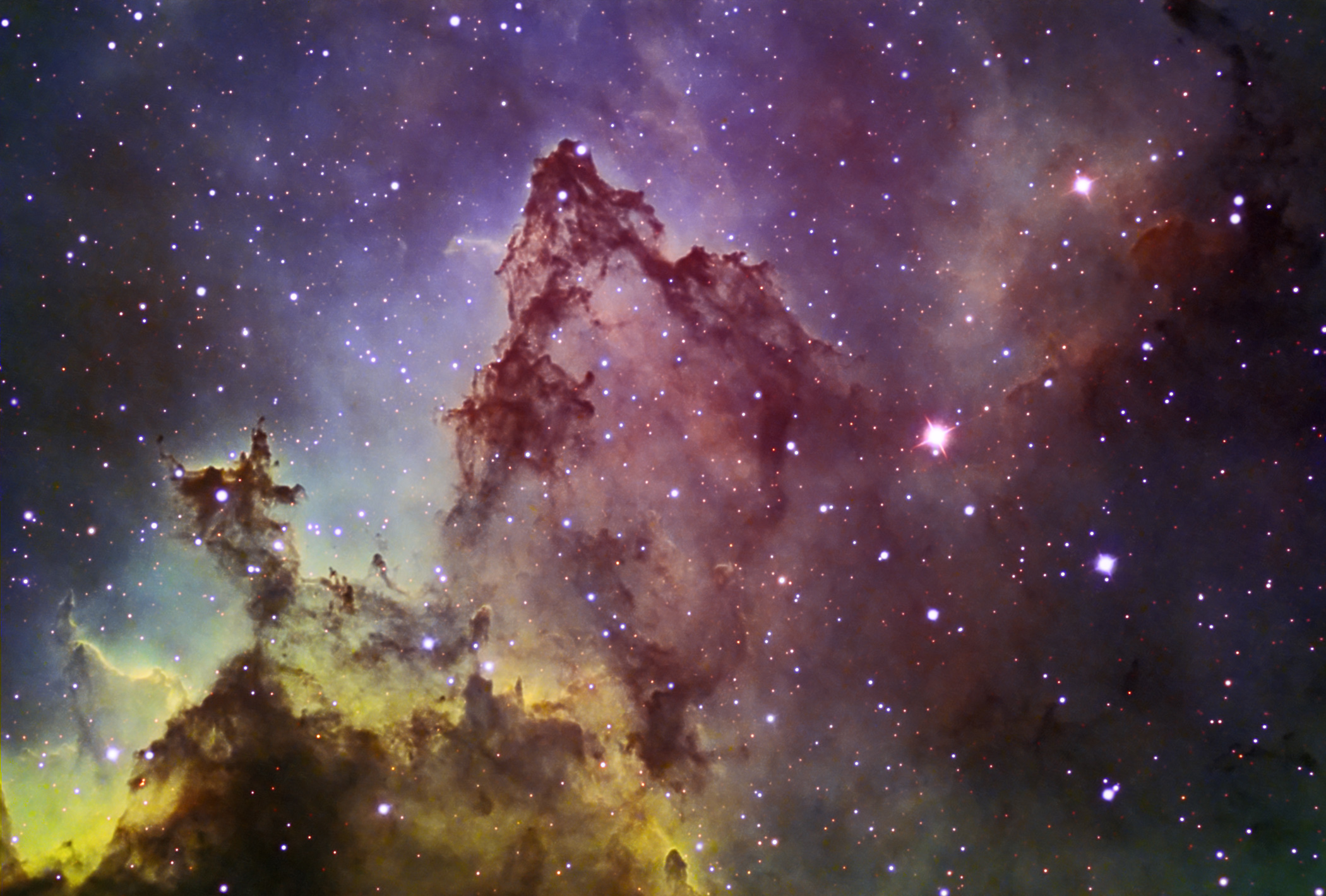 High Resolution Image Using Astrodon Narrowband Filters Of One Part