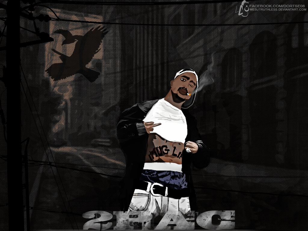2pac Wallpaper By Mesutruthless