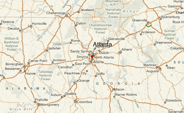 North Atlanta Mapa De Ubicacin Dekalb County Georgia Estados HD