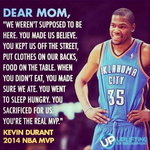 Kevin Durant S Emotional Mvp Speech Touching Dedication To His Mom