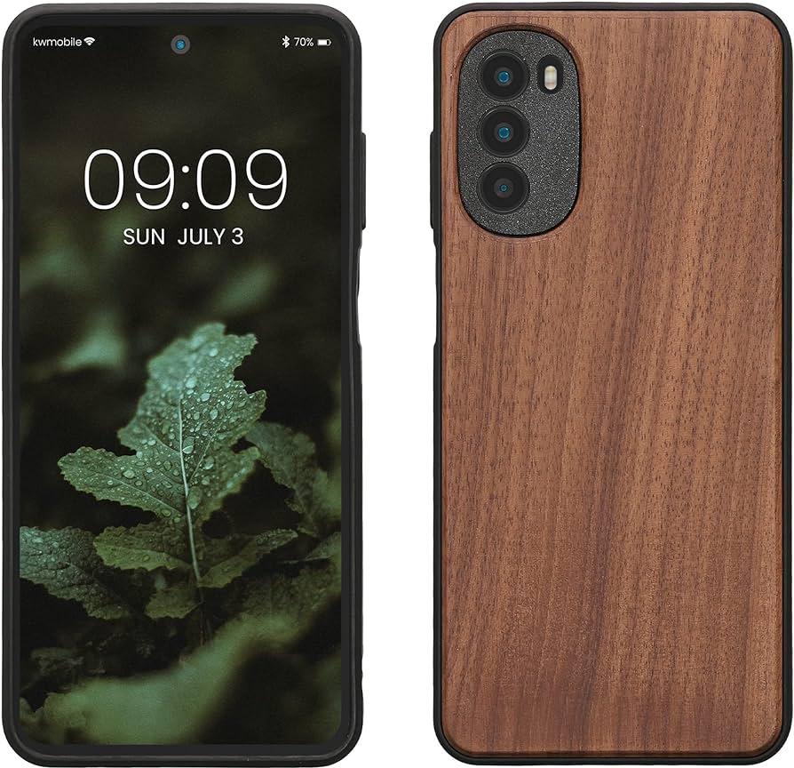 Amazon Kwmobile Real Wood Case Patible With Motorola Moto