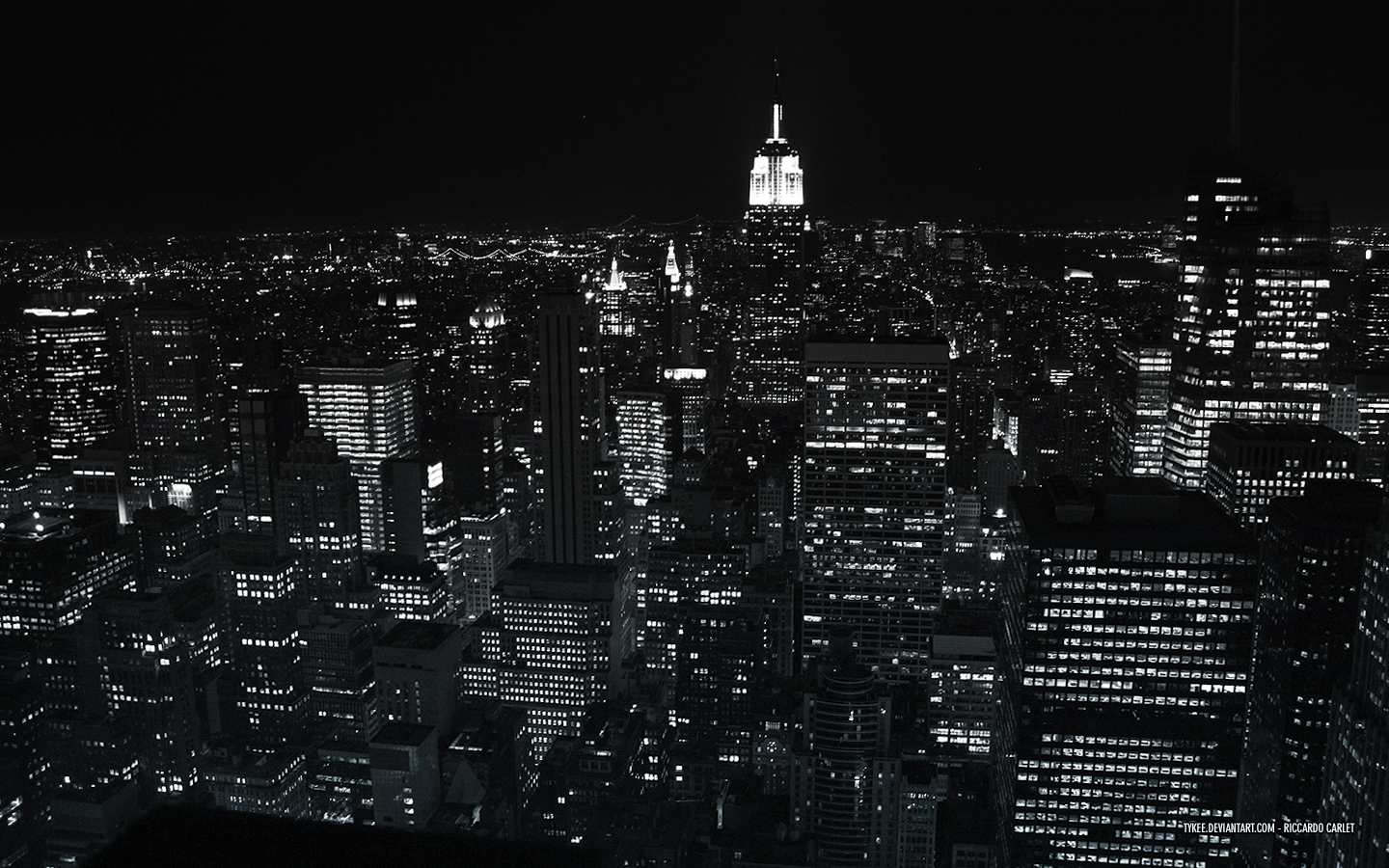 NYC at Night Wallpaper Desktop Wallpaper Size 1440x900 AmazingPict
