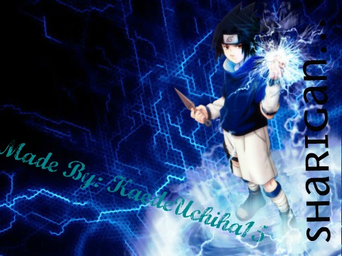 Awsome Background Wallpaper Sasuke Chidori