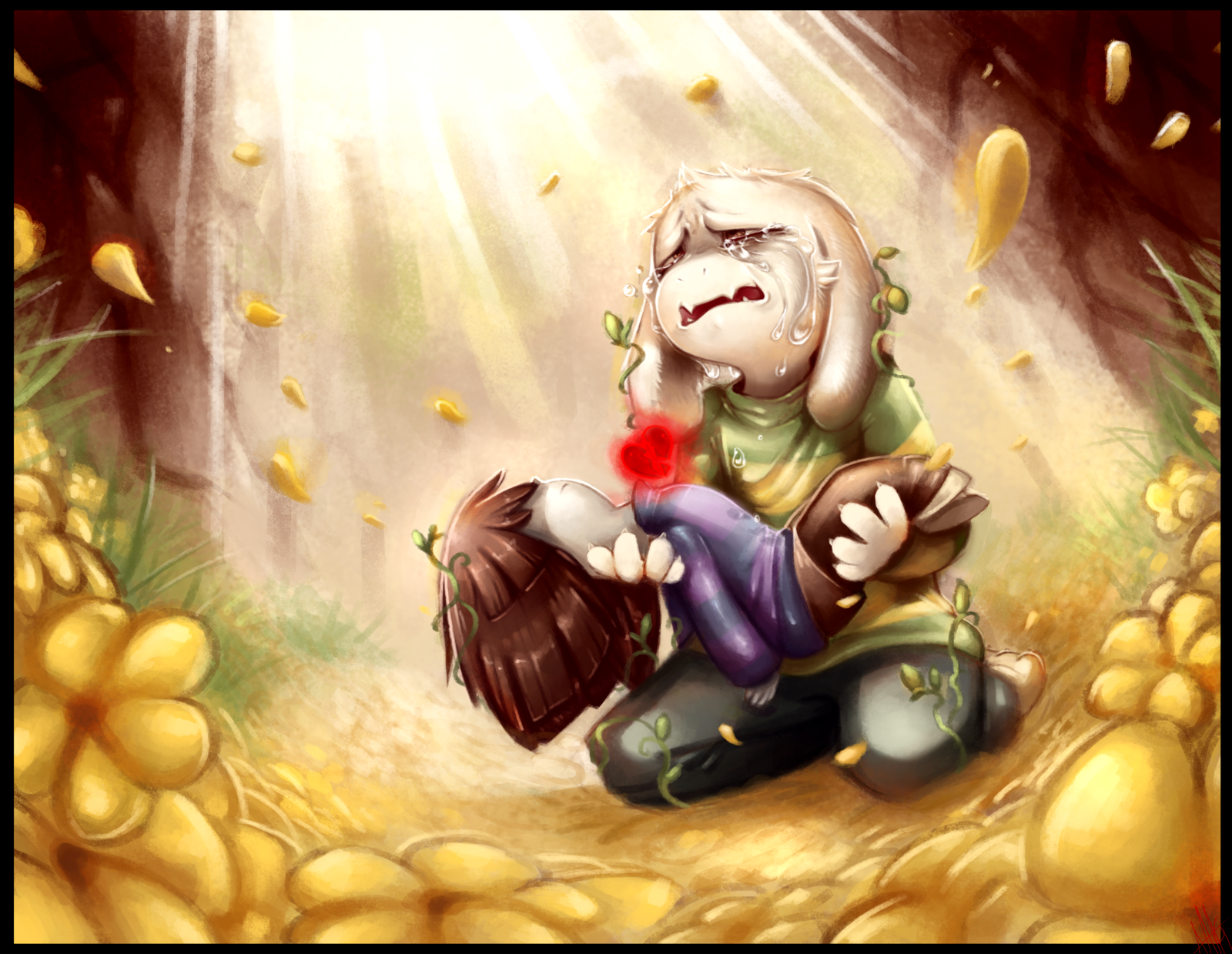 Couldn T Save Them Undertale Asriel By Pikminaaa