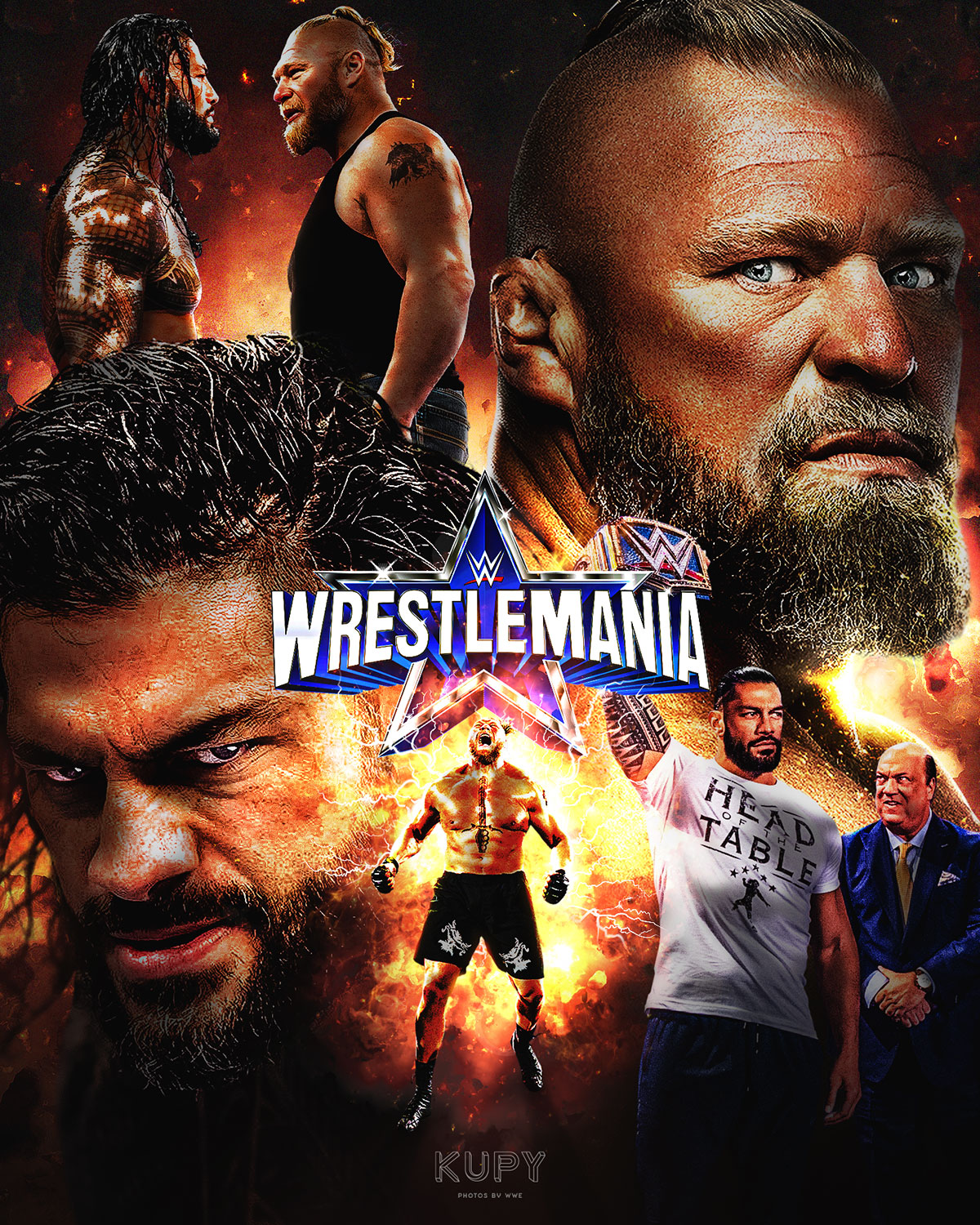 Road To Wrestlemania Brock Lesnar Vs Roman Reigns Universal