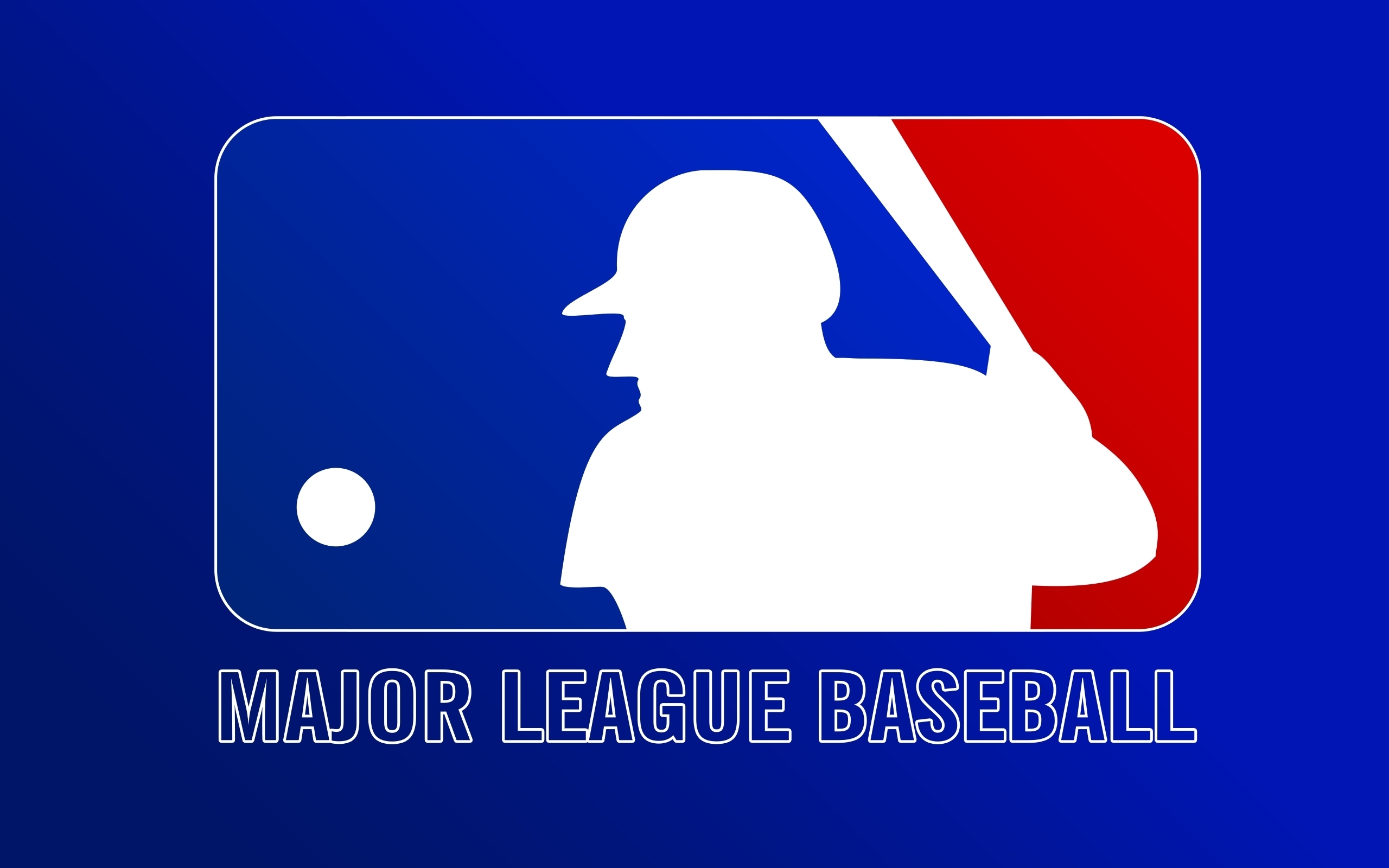 Blue Baseball Mlb Logos HD Wallpaper