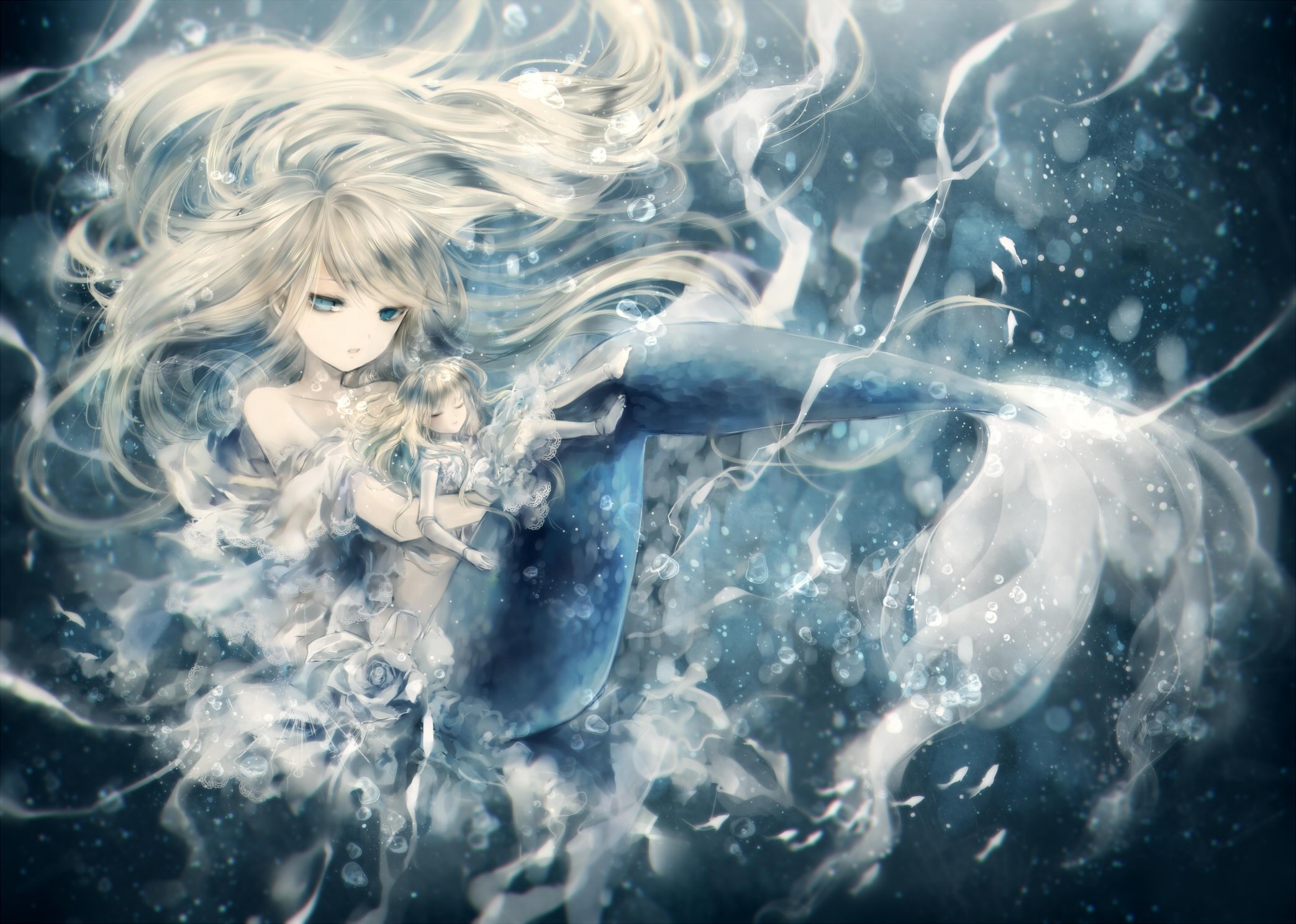 Water mermaid | Anime Art Amino-demhanvico.com.vn