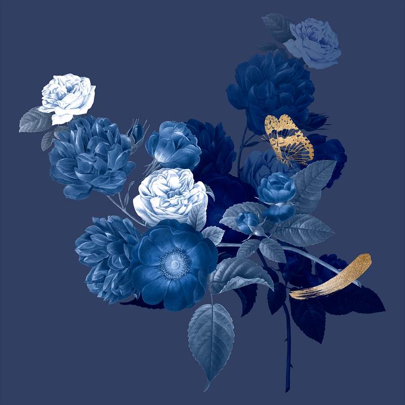 Blue Flower Desktop Wallpaper