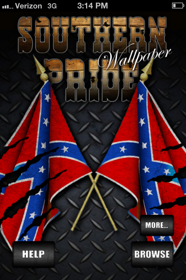 Southern Pride Rebel Flag Wallpaper