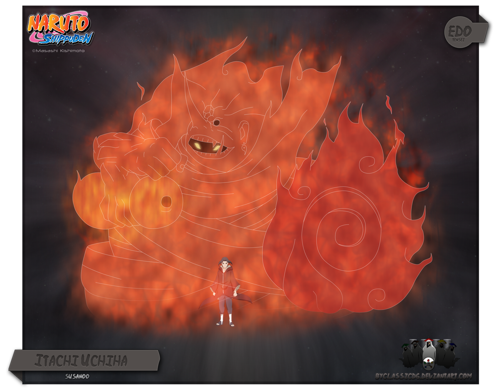 Itachi Susanoo By Byclassicdg
