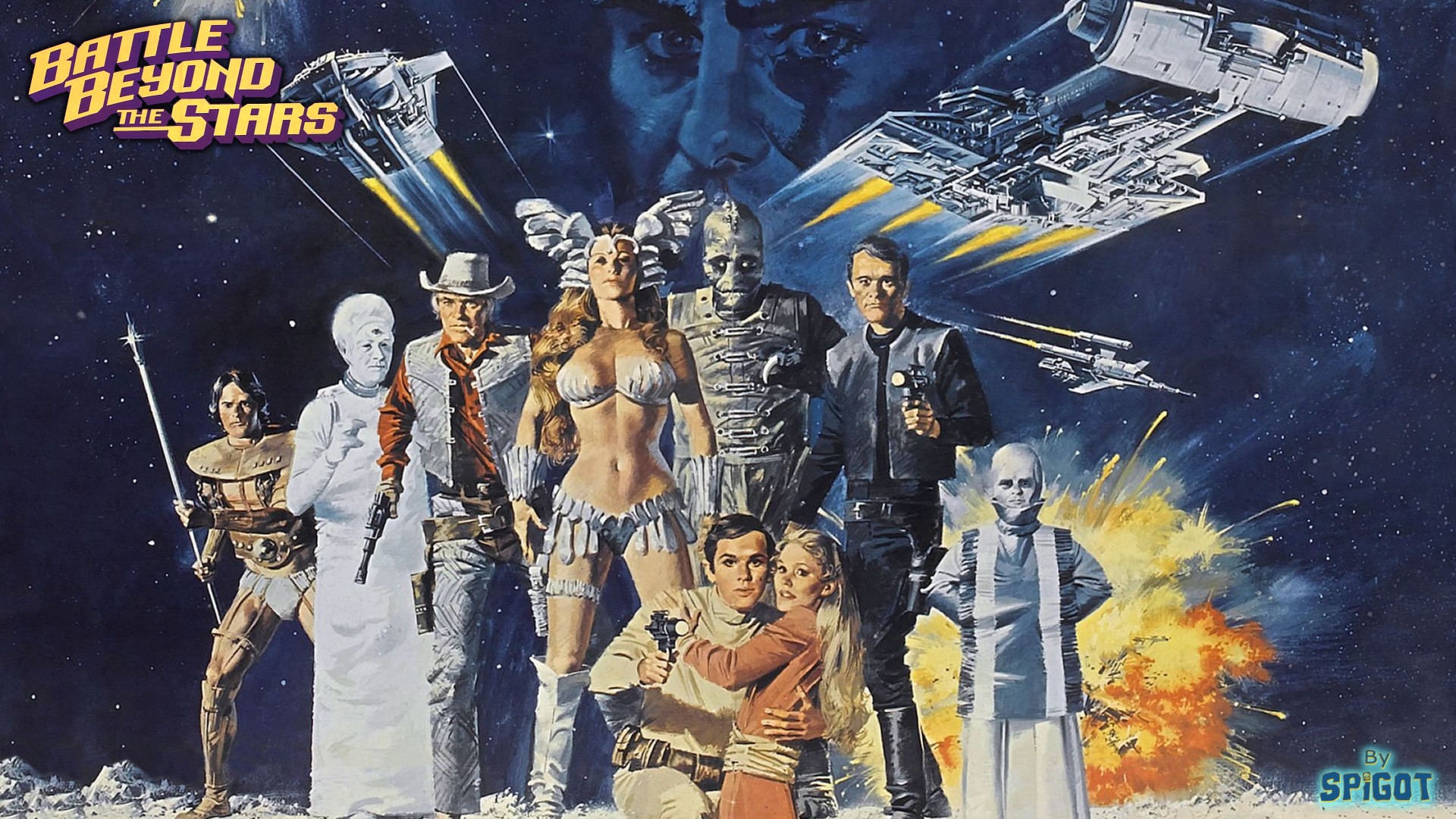 Wallpaper Of The Classic Film Battle Beyond Stars