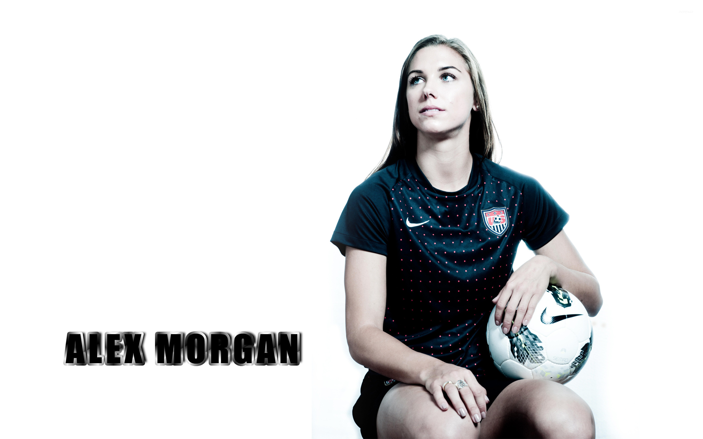 Download wallpapers Alex Morgan United States womens national soccer team  American football player USA portrait red stone background football for  desktop free Pictures for desktop free
