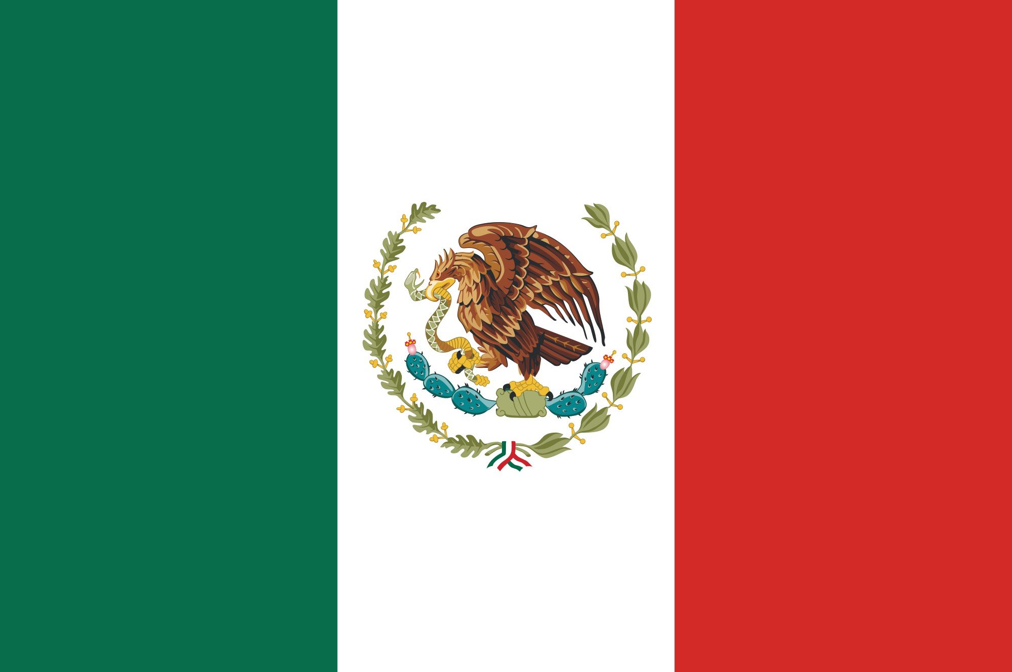 2000px Flag Of Mexico Wallpaper Background