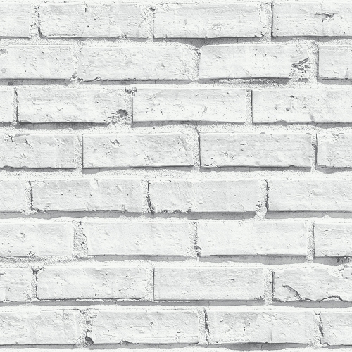 Arthouse Vip White Brick Wallpaper Distressed Wall Urban