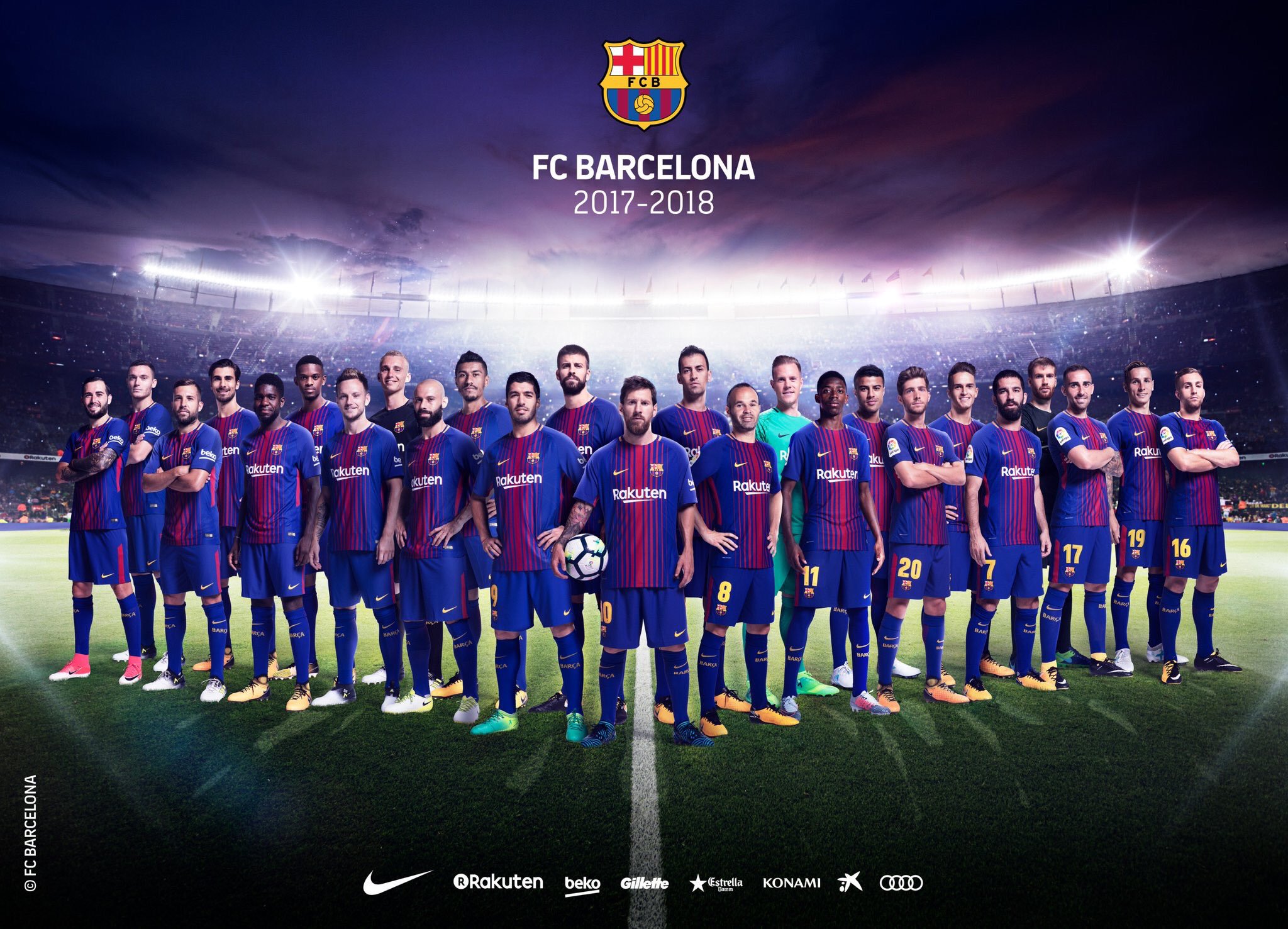 Catalan Edition On Official Fc Barcelona Squad