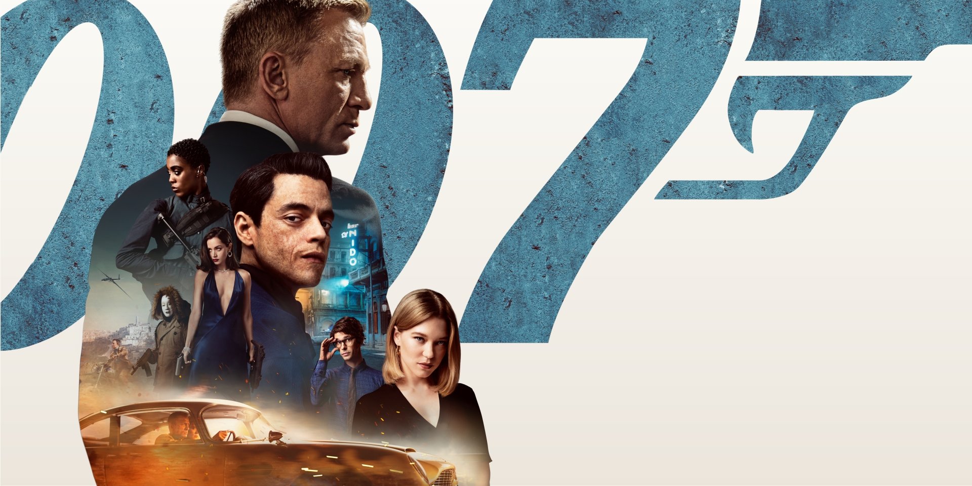 No Time To Die 8k Ultra HD Wallpaper James Bond Safin Iconic Cast