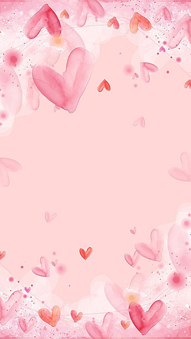 Pink Love Background Simple And Lovely Fresh Background