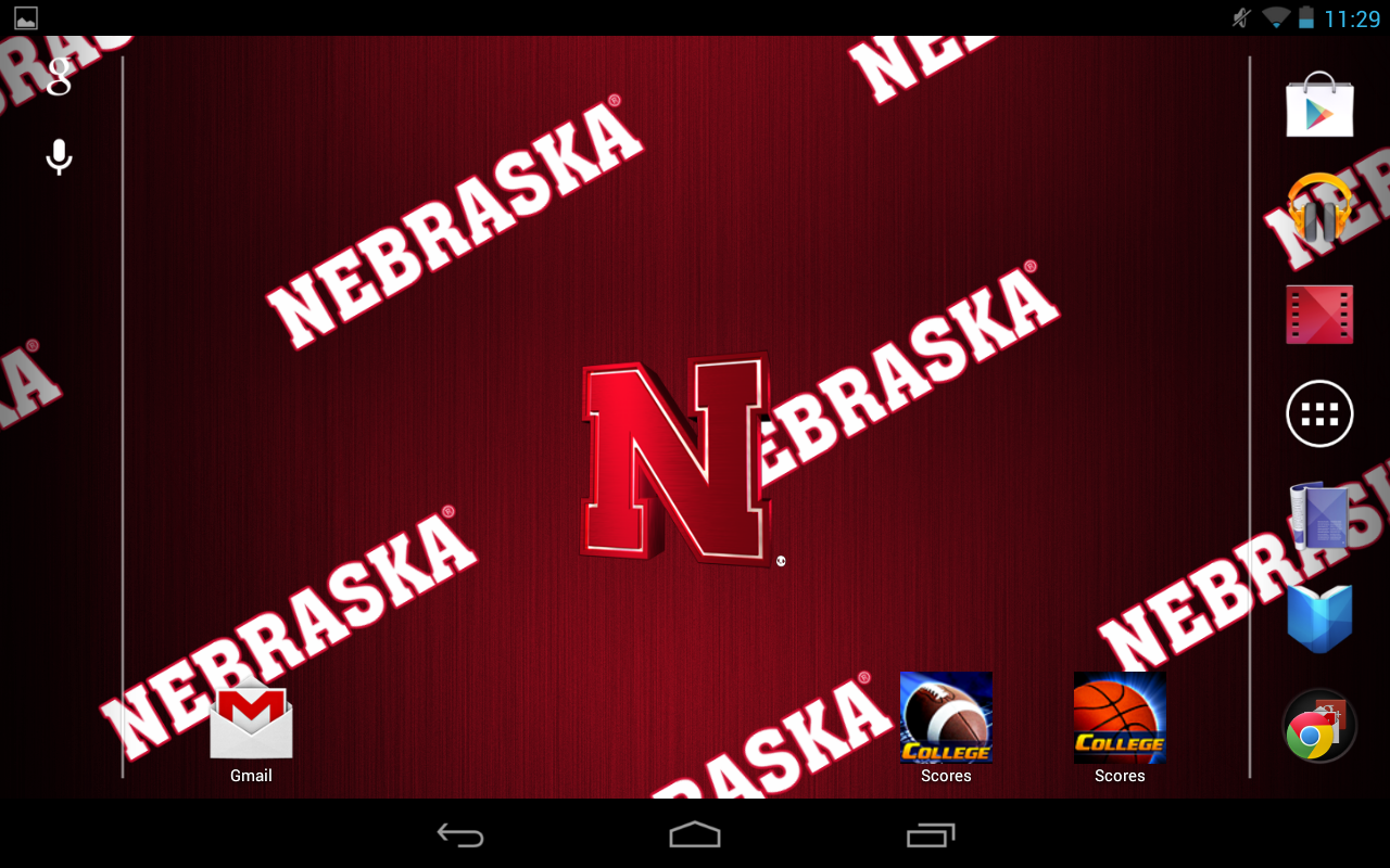Nebraska Huskers Logo Screensavers