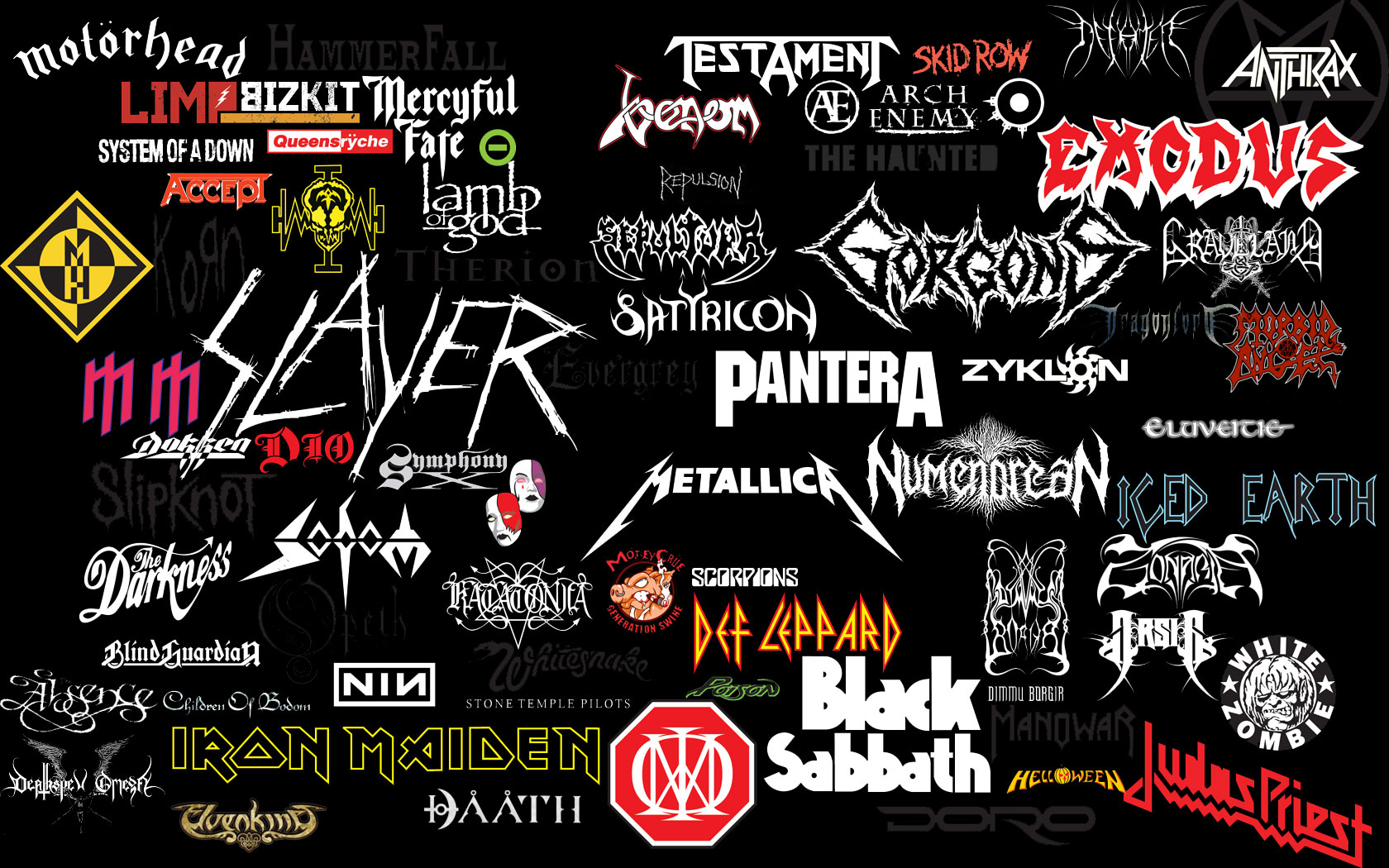 Heavy Metal Bands Wallpaper On