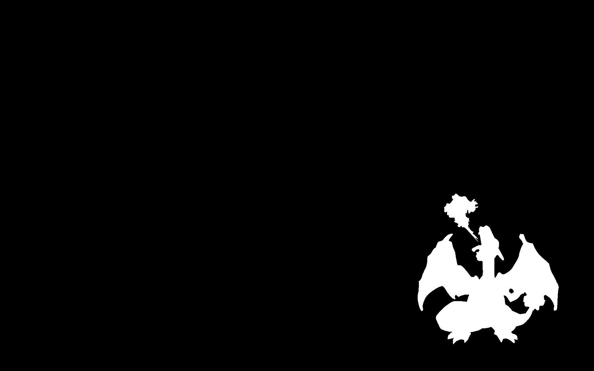 Pokemon Black And White Charizard Wallpaper Background
