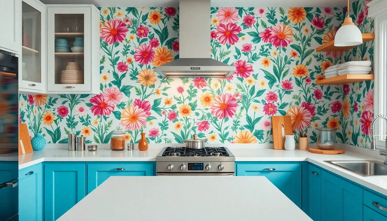 Wallpaper As Back Splash