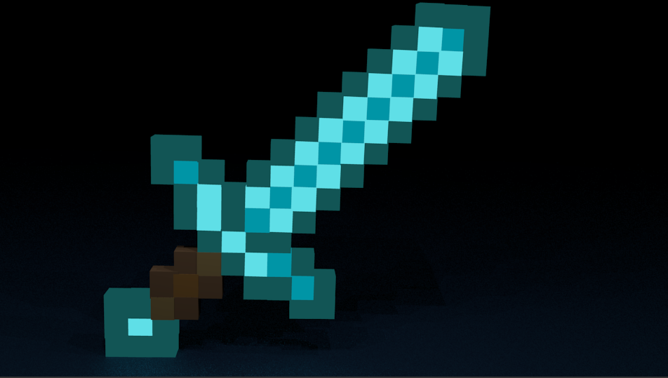 Diamond Wallpaper Minecraft Sword By