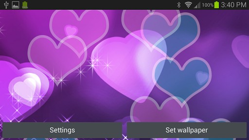 Hearts Live Wallpaper App For Android