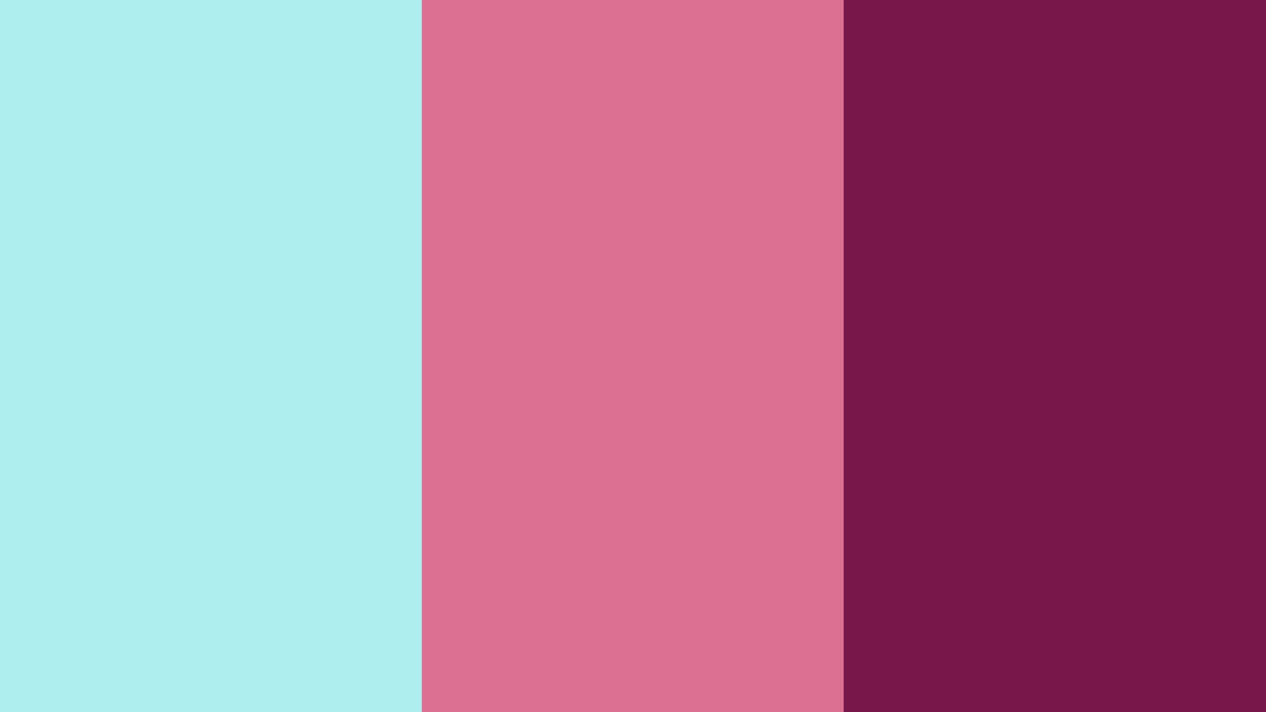 Pale Turquoise Violet Red And Pansy Purple Three Color