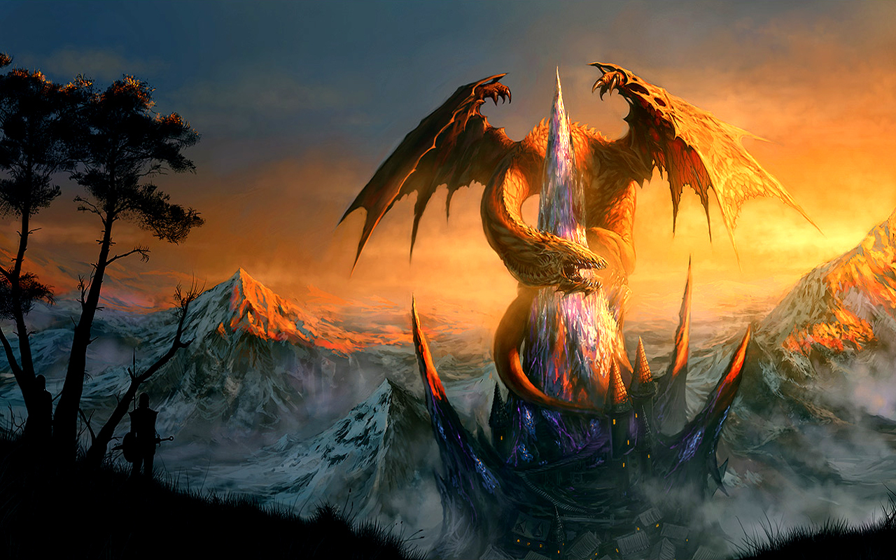 Dragon Wallpaper dragons 13975628 1280 800jpg