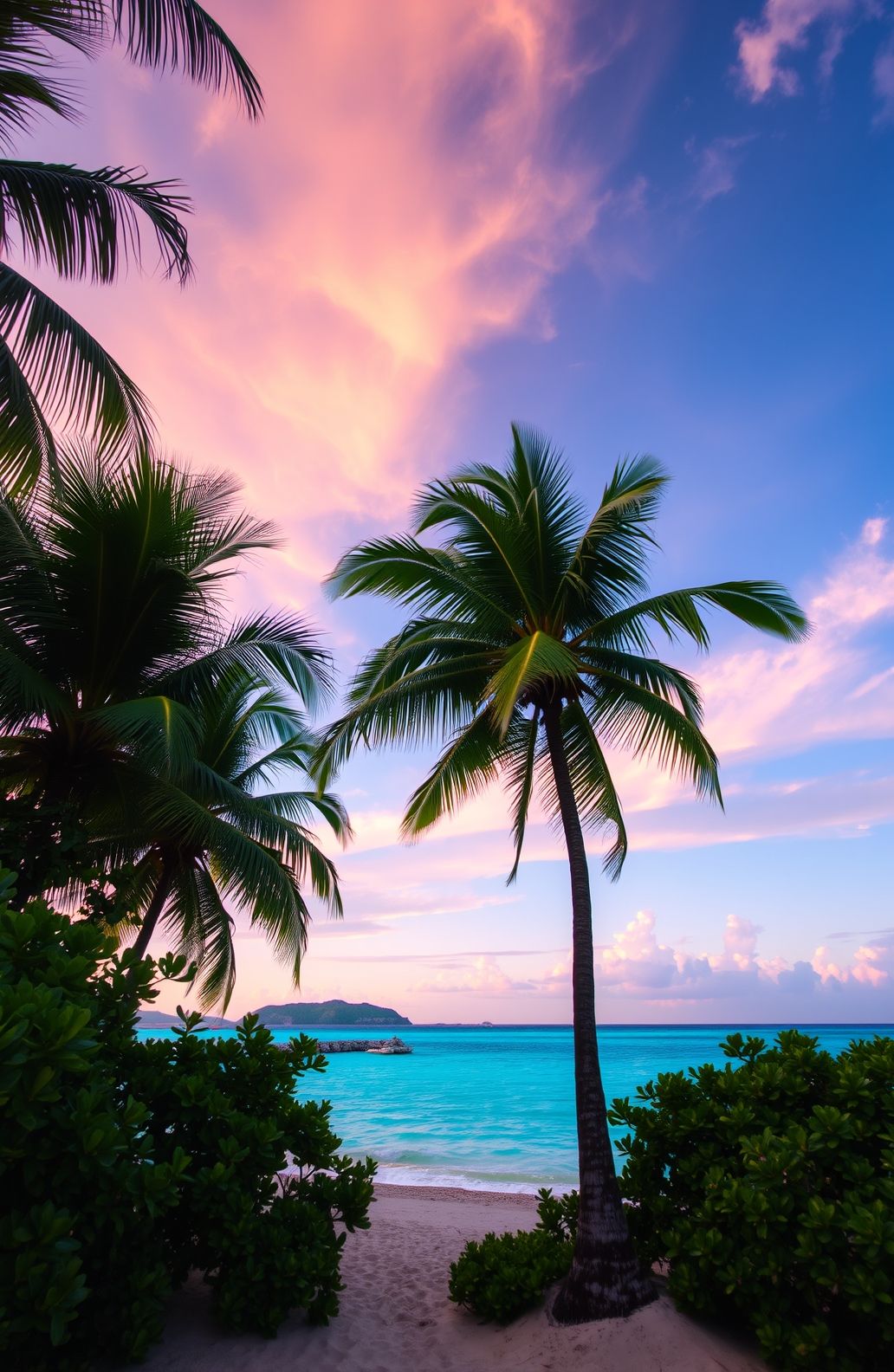 Tropical Island Wallpaper