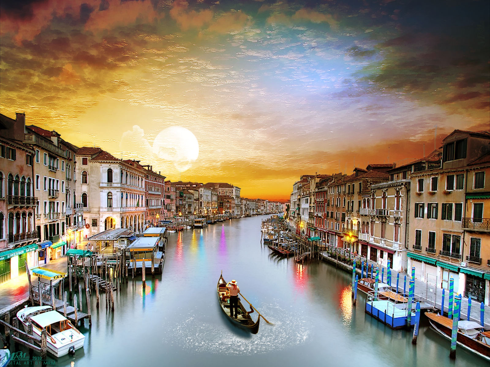 Venice Italy Background HD Wallpaper